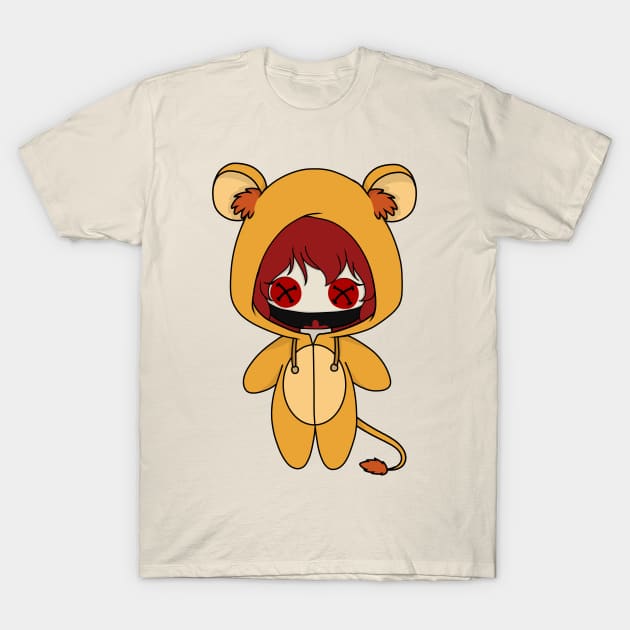 creepypasta nurse ann lion costume doll T-Shirt by LillyTheChibi